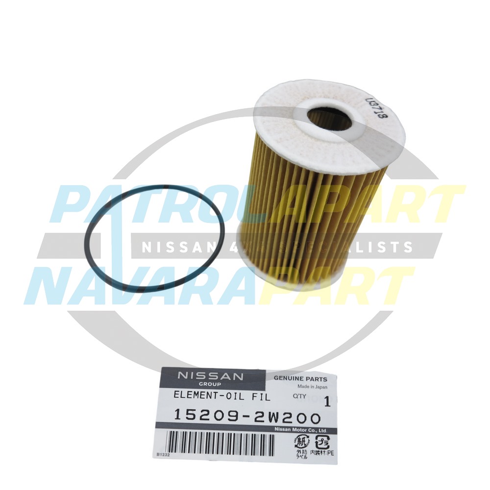 Genuine Nissan Oil Filter ZD30 - Nissan Patrol Y61 GU & Navara D22