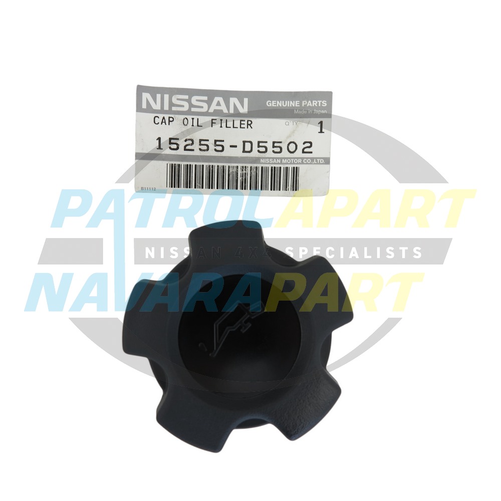 Genuine Nissan Oil Filler Cap LONG - Nissan Patrol Y60 GQ, Y61 GU & Navara D22