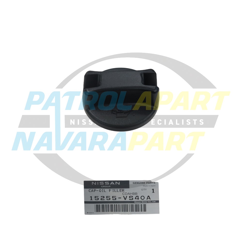 Genuine Nissan Oil Filler Cap ZD30 - Nissan Patrol Y61 GU