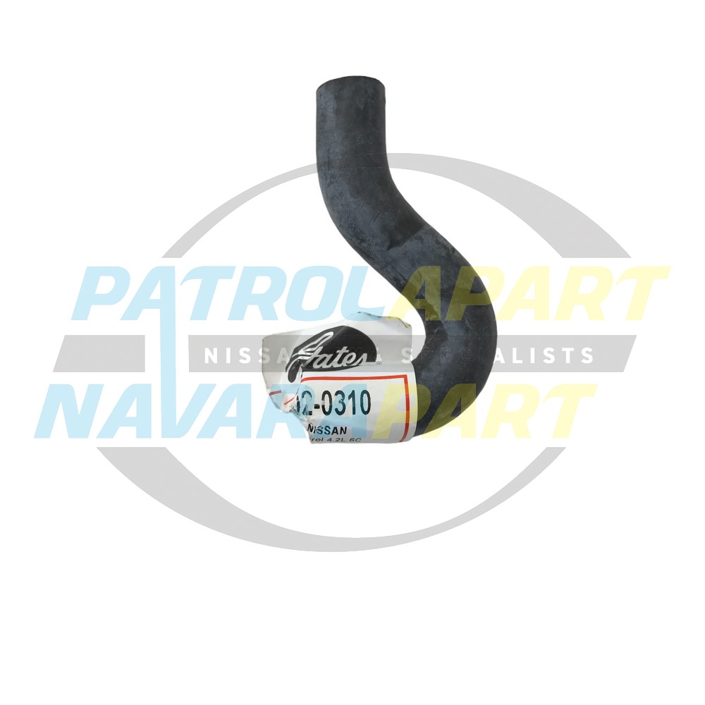 Gates Bottom Thermostat To Engine Hose TB42 - Nissan Patrol Y60 GQ