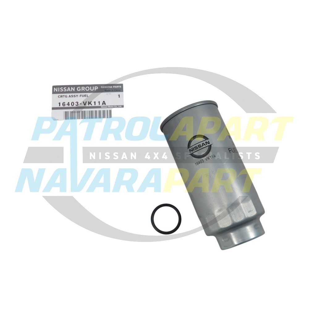 Genuine Nissan Fuel Filter YD25 - Nissan Navara D40 before 06/06 & Pathfinder R51