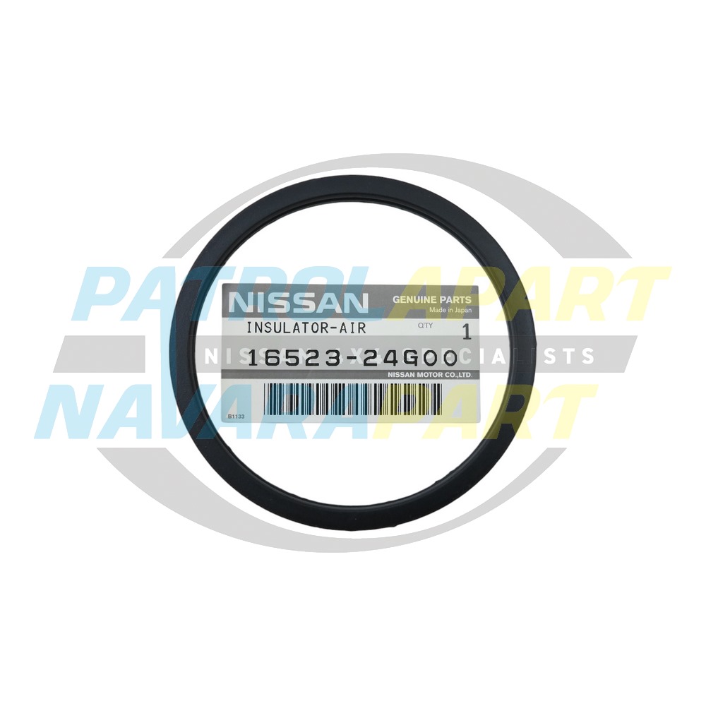 Genuine Nissan Intake Seal Carby to Air Box TB42 - Nissan Patrol Y60 GQ