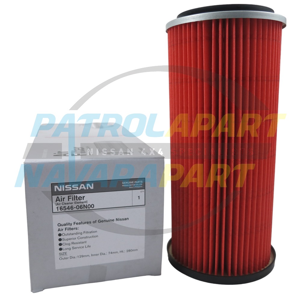 Genuine Nissan Cylindrical Air Filter RD28 - Nissan Patrol Y60 GQ