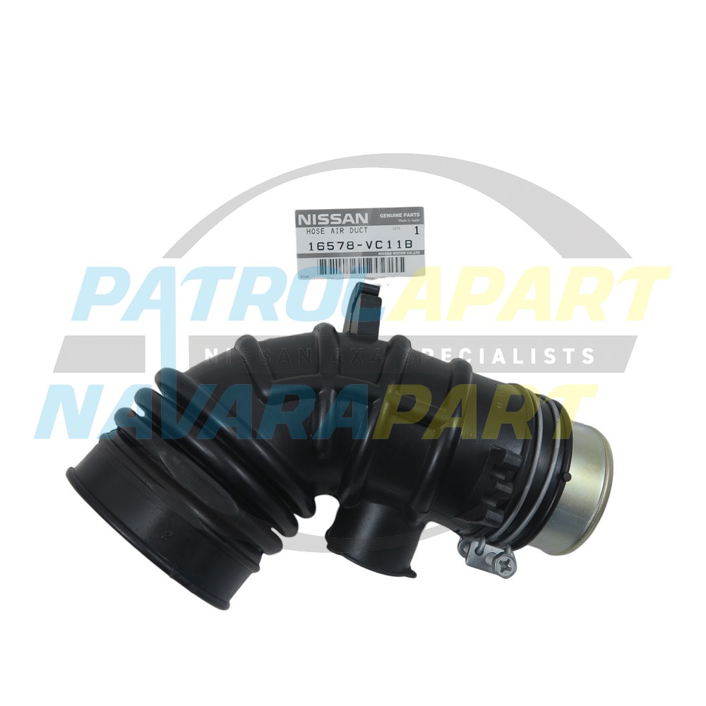 Genuine Nissan Intake Hose Pipe Air Flow Meter End ZD30 - Nissan Patrol Y61 GU