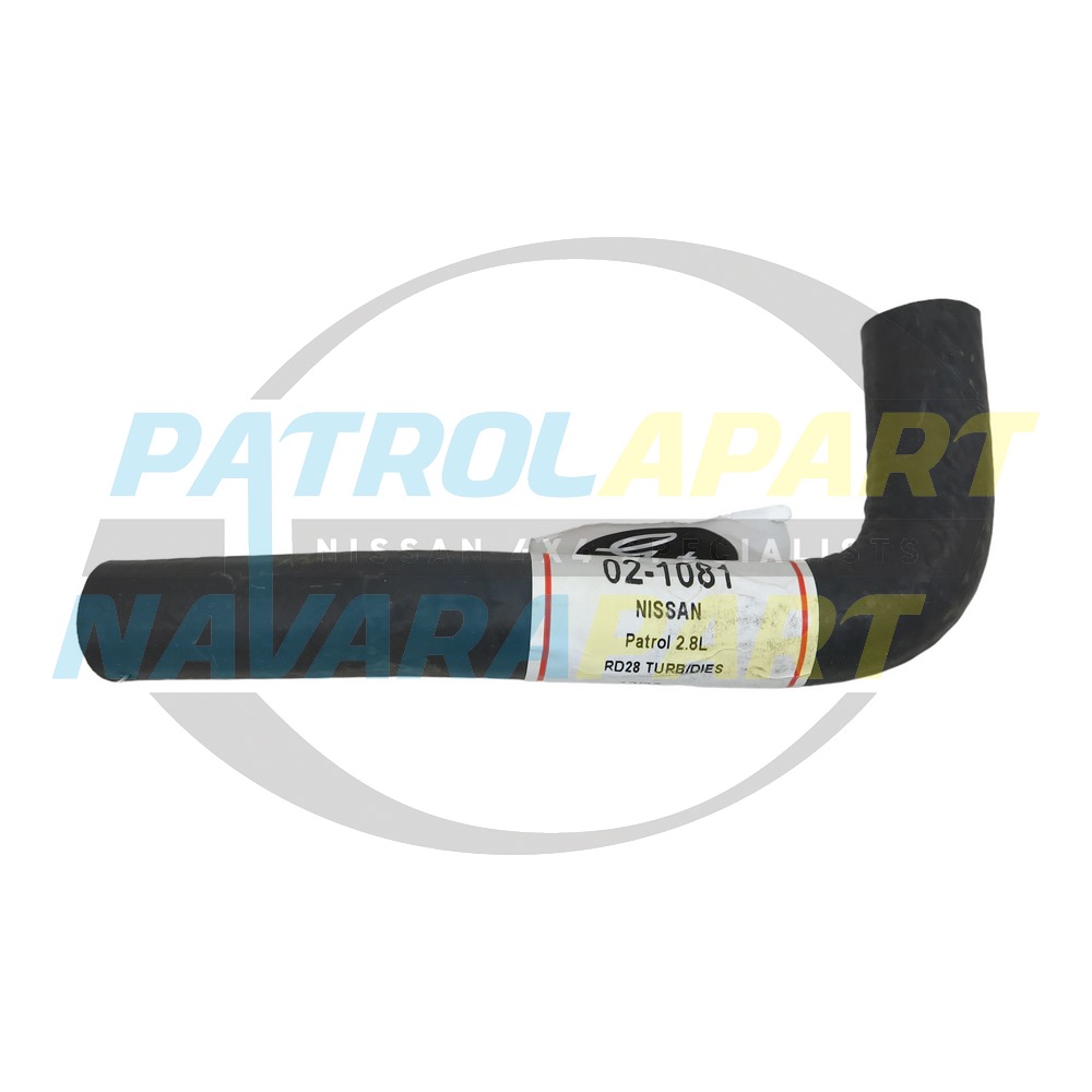 Gates Heater Hose Manifold to Thermostat RD28 - Nissan Patrol Y60 GQ & Y61 GU