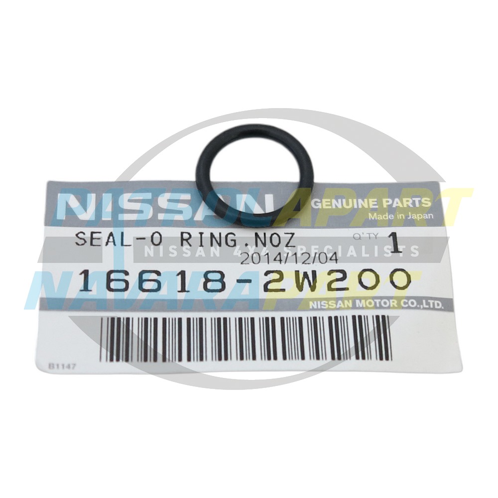 Genuine Nissan Injector Lower O-Ring ZD30 - Nissan Patrol Y61 GU & Navara D22