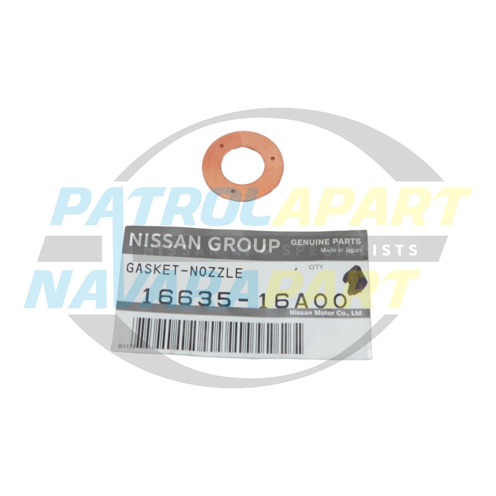 Genuine Nissan Injector Gasket Washer Lower RD28 - Nissan Patrol Y60 GQ & Y61 GU