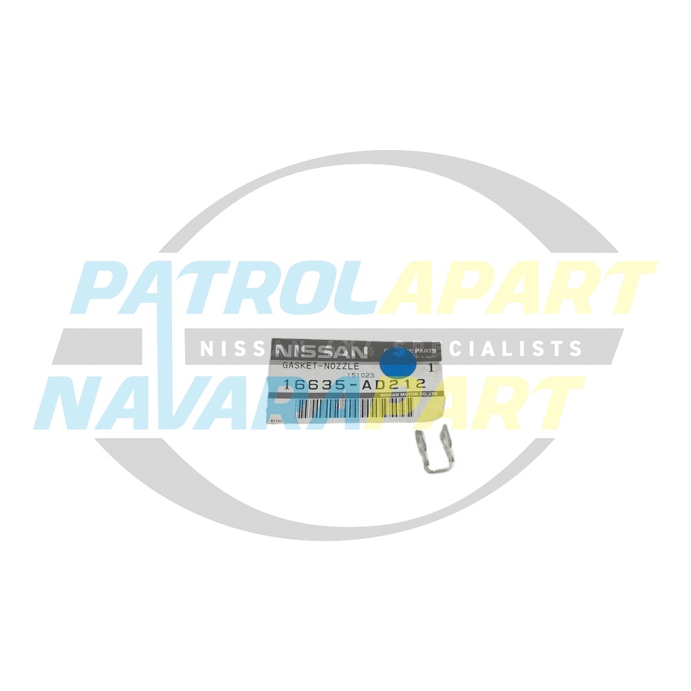 Genuine Nissan Bleed Off Spill Tube Eye Bolt Gasket ZD30 - Nissan Patrol Y61 GU