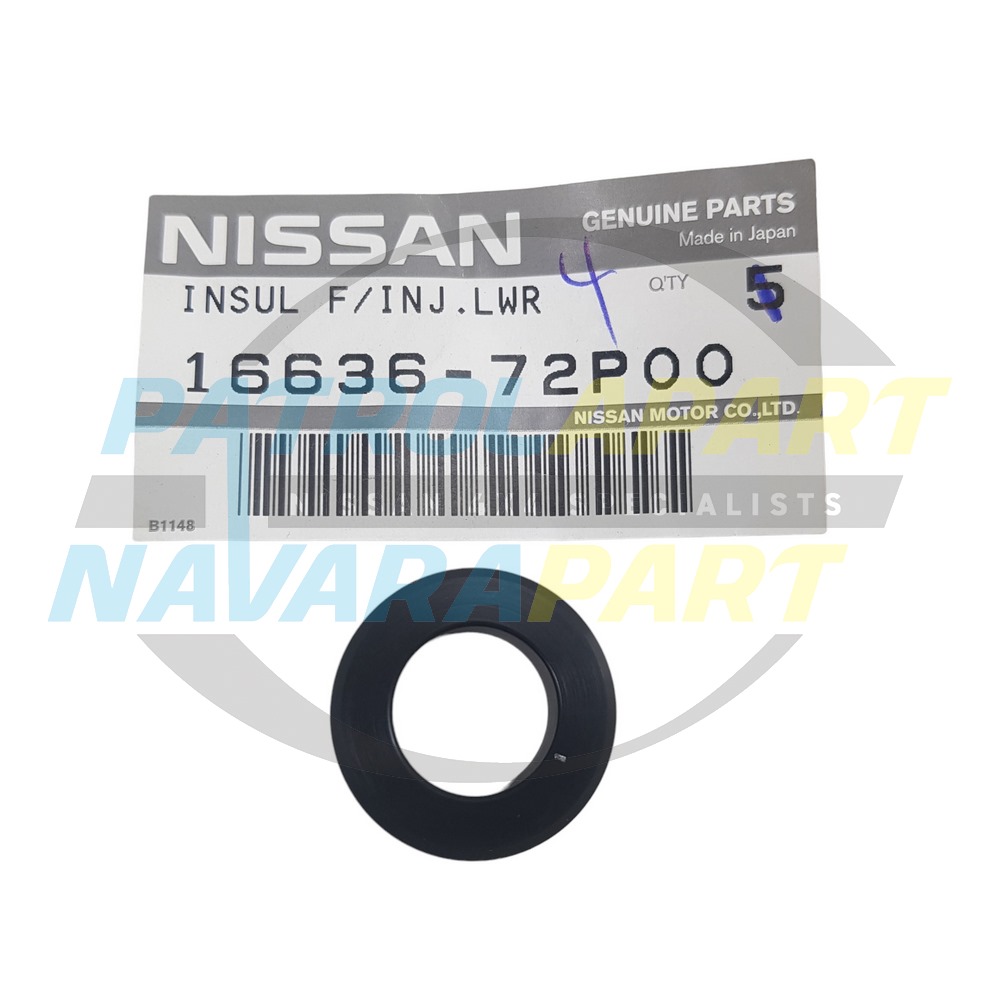 Genuine Nissan Injector Insulator Lower TB45 - Nissan Patrol Y61 GU