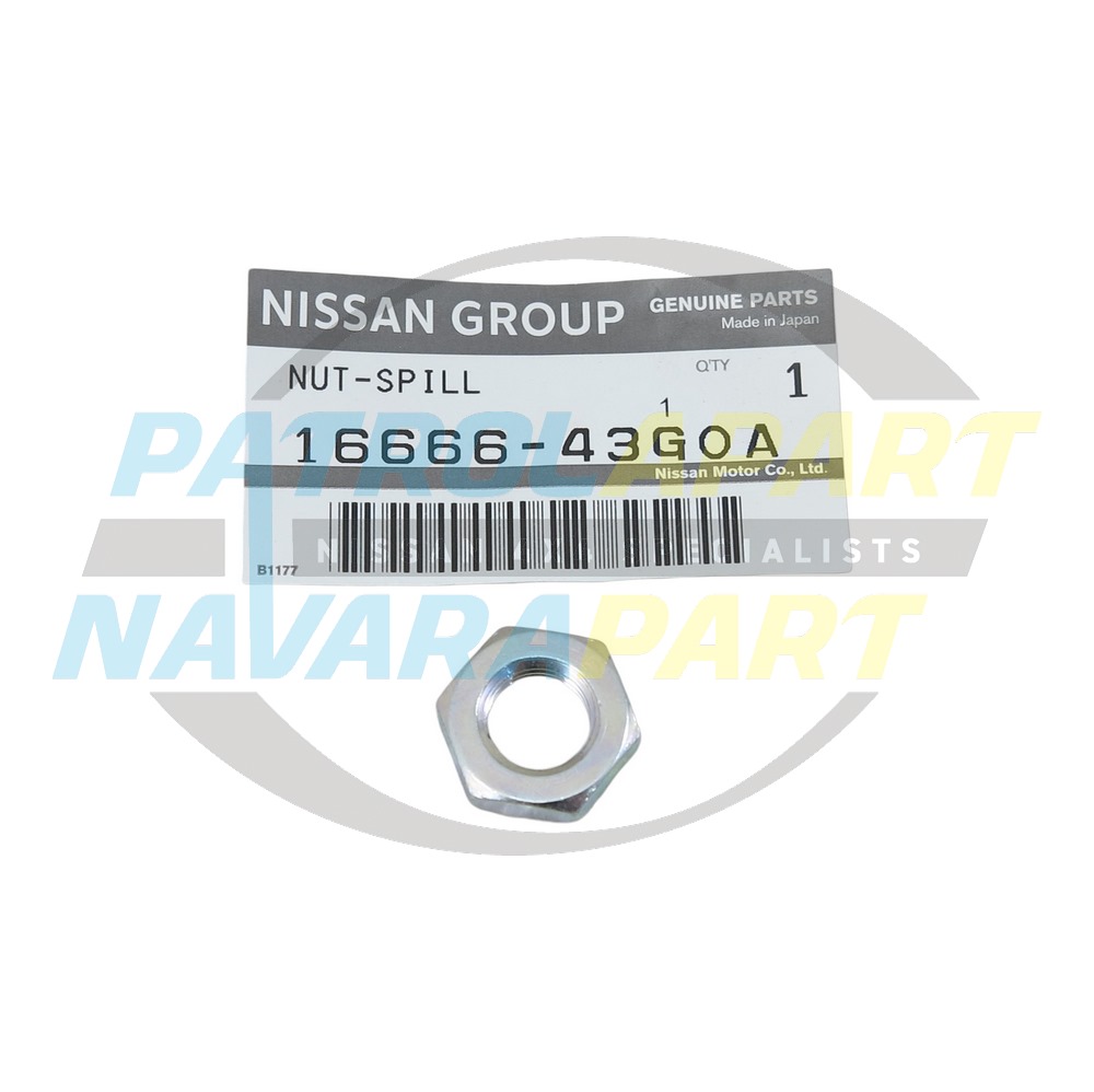Genuine Nissan Fuel Bleed Off Spill Rail Injector Nut TD42 - Nissan Patrol Y60 GQ, Y61 GU & Navara D22