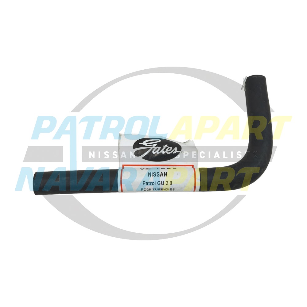 Gates Heater Hose Inlet Manifold to Turbo RD28 - Nissan Patrol Y61 GU