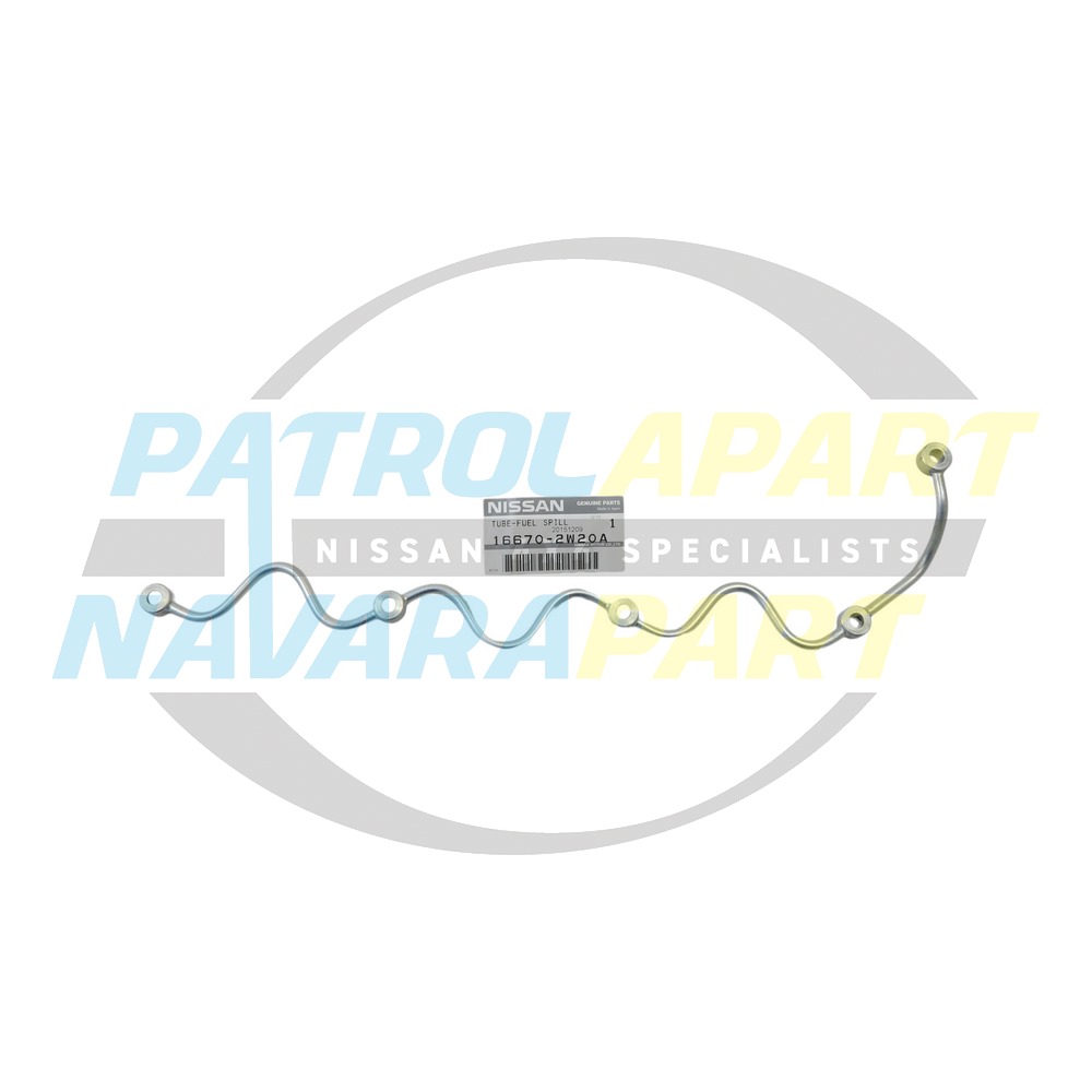 Genuine Nissan Injector Fuel Return Rail Bleed Off ZD30 - Nissan Patrol Y61 GU & Navara D22