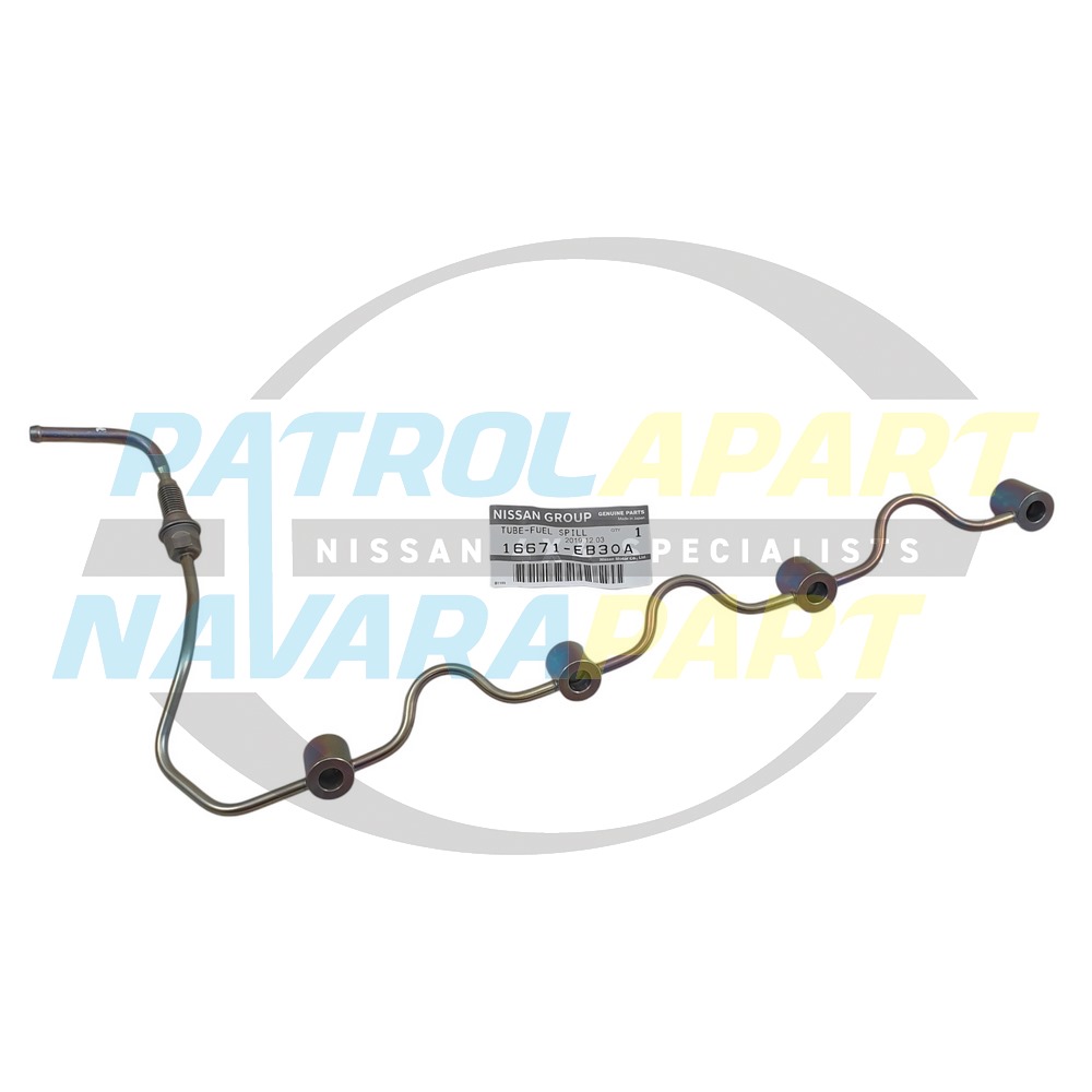 Genuine Nissan Injector Return Bleed Off Line YD25 - Nissan Navara D22, D40 & Pathfinder R51