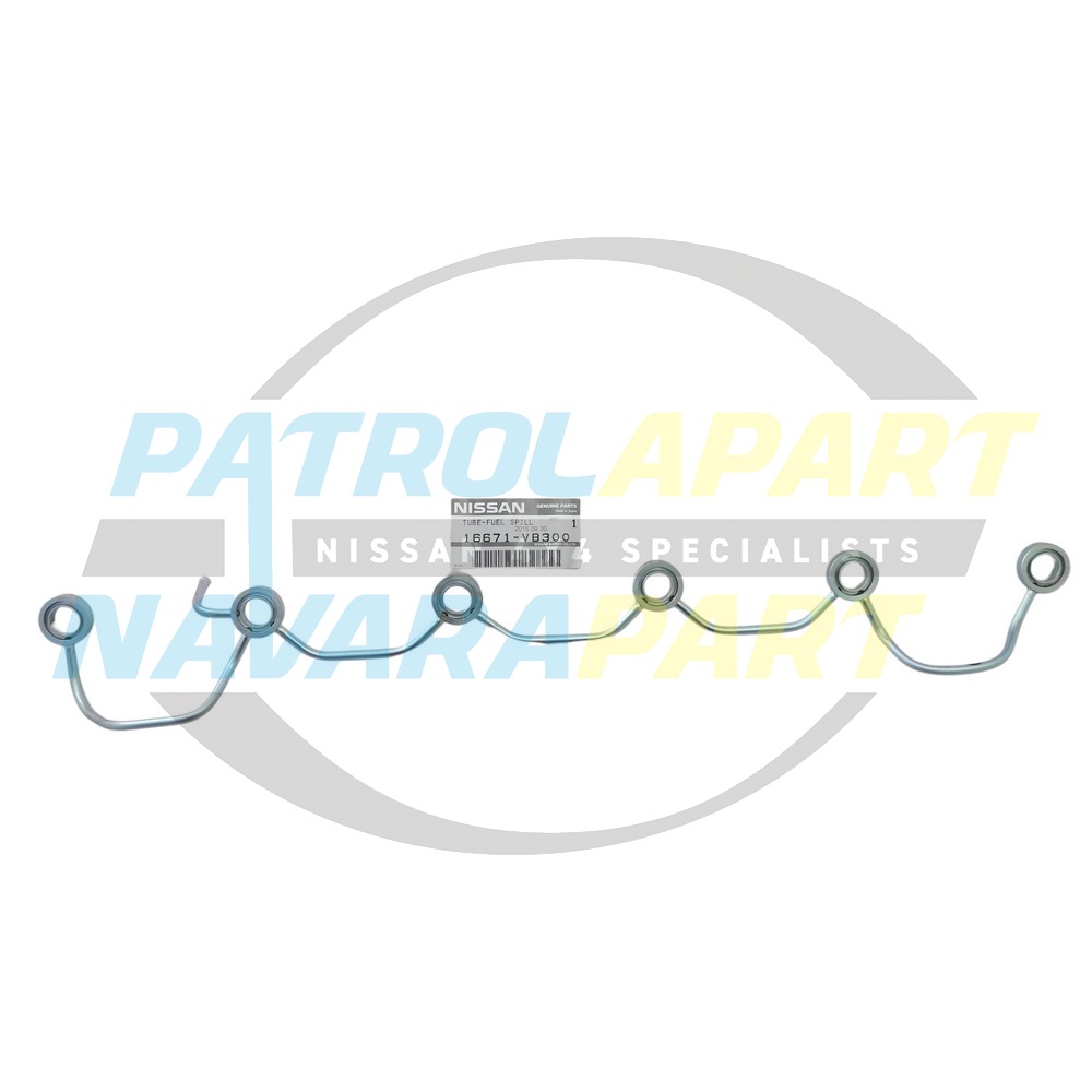 Genuine Nissan Injector Return Line Bleed Off - Nissan Patrol Y61 GU