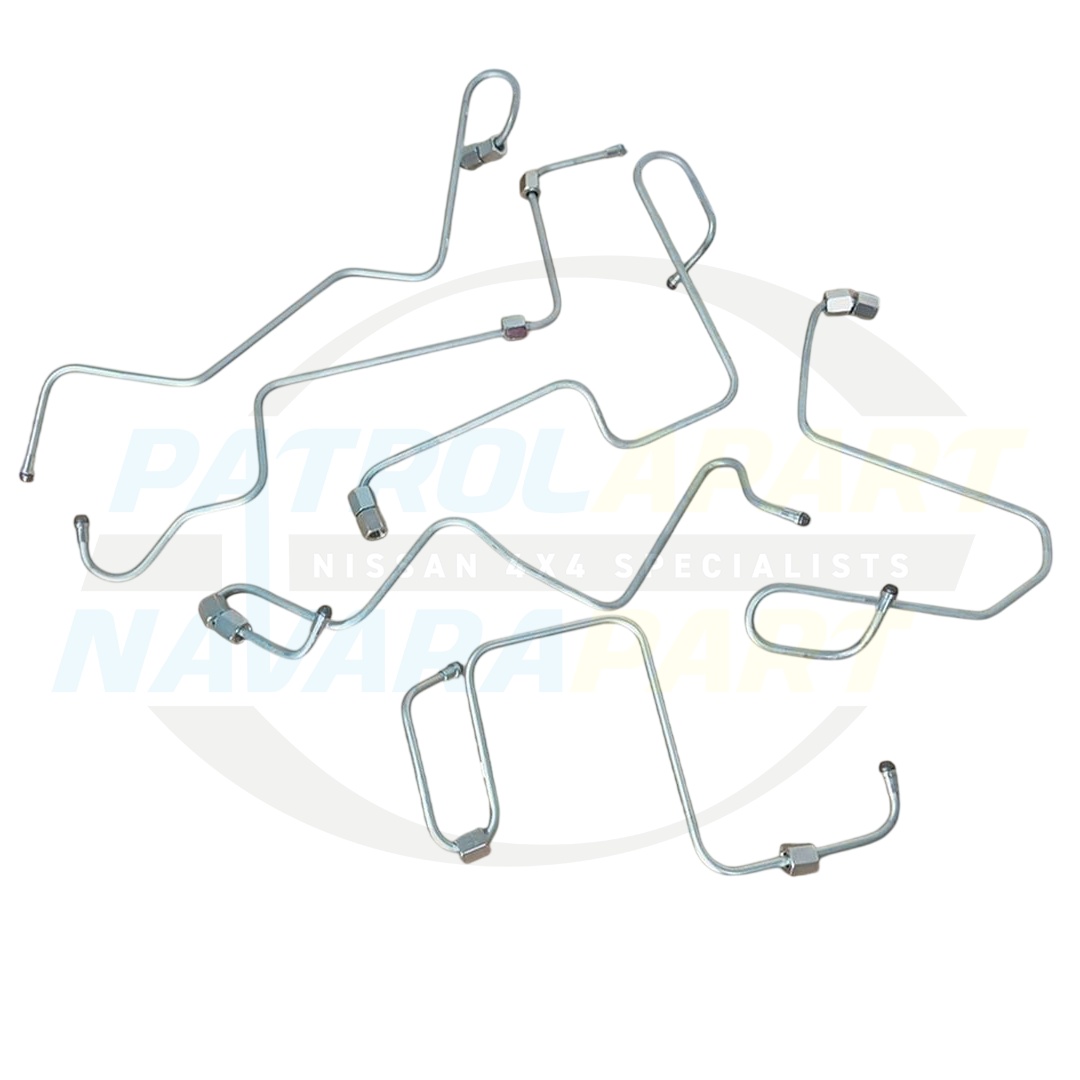 Genuine Nissan Fuel Injector Pipe Set TD42 - Nissan Patrol Y60 GQ & Y61 GU
