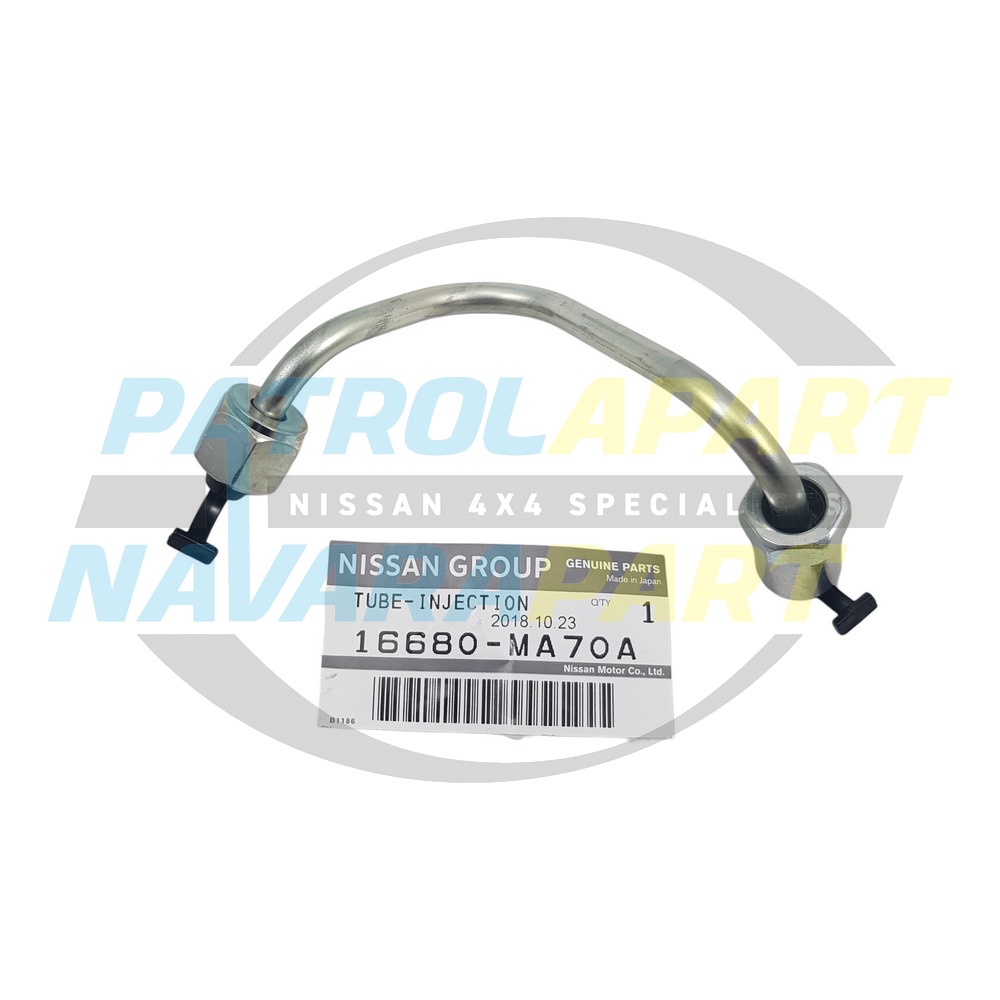 Genuine Nissan No1 Injector Line Pipe ZD30 - Nissan Patrol Y61 GU