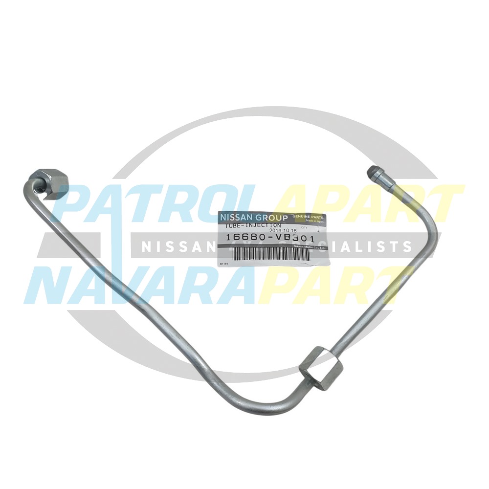Genuine Nissan Injector Pipe RD28Ti #1 - Nissan Patrol Y61 GU