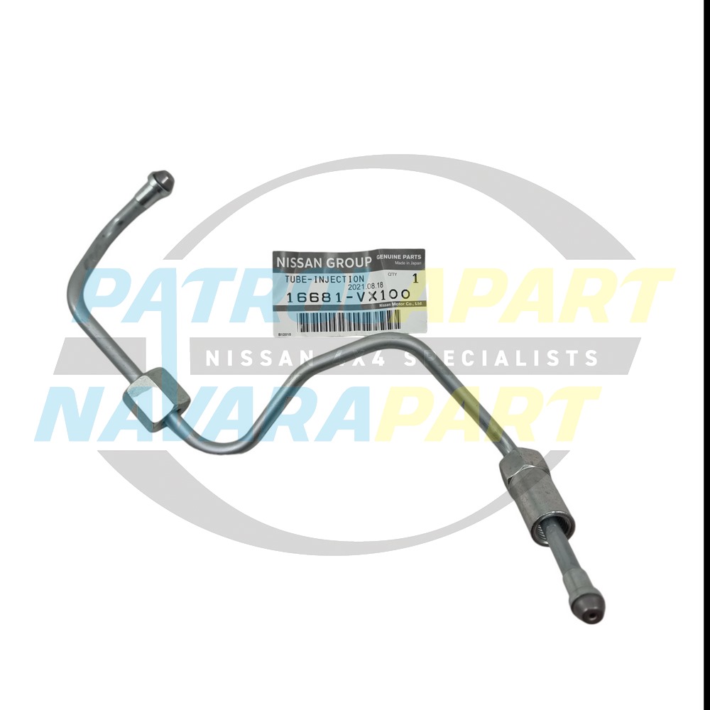 Genuine Nissan Injector Pipe #2 ZD30 - Nissan Patrol Y61 GU S2-4 & Navara D22