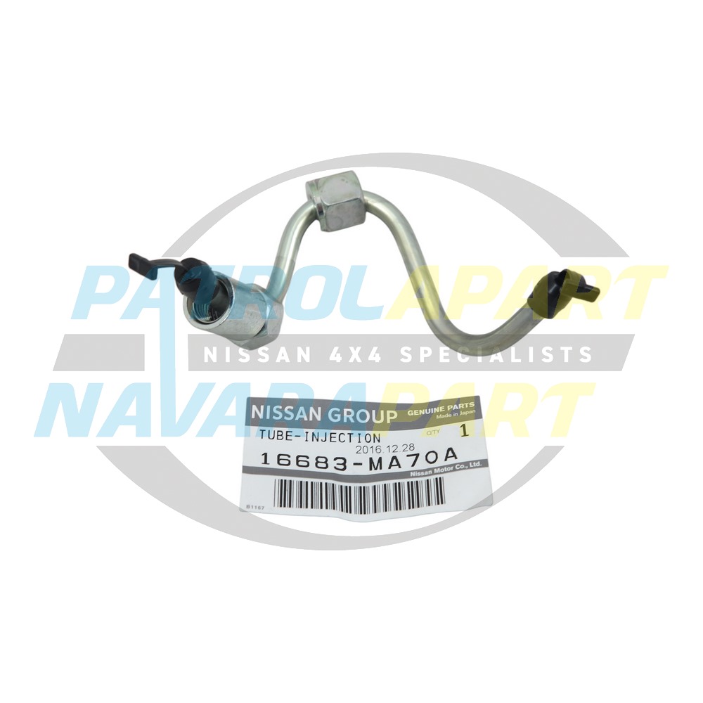 Genuine Nissan No4 Injector Line Pipe ZD30 - Nissan Patrol Y61 GU