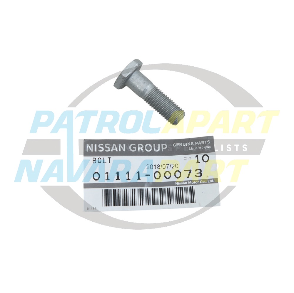 Genuine Nissan Front Control Arm Bolt - Nissan Navara D22 1997-2015