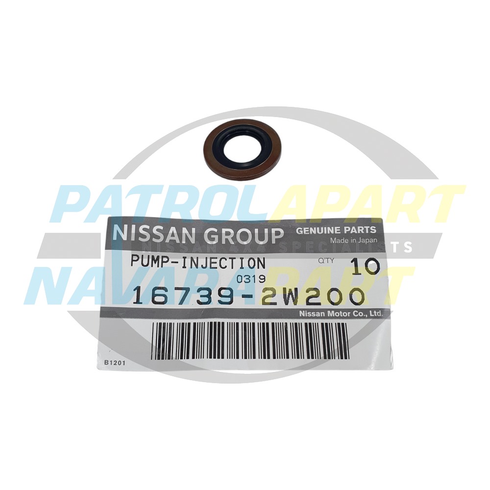 Genuine Nissan Timing Cover Injector Pump Washer ZD30 - Nissan Patrol Y61 GU & Navara D22