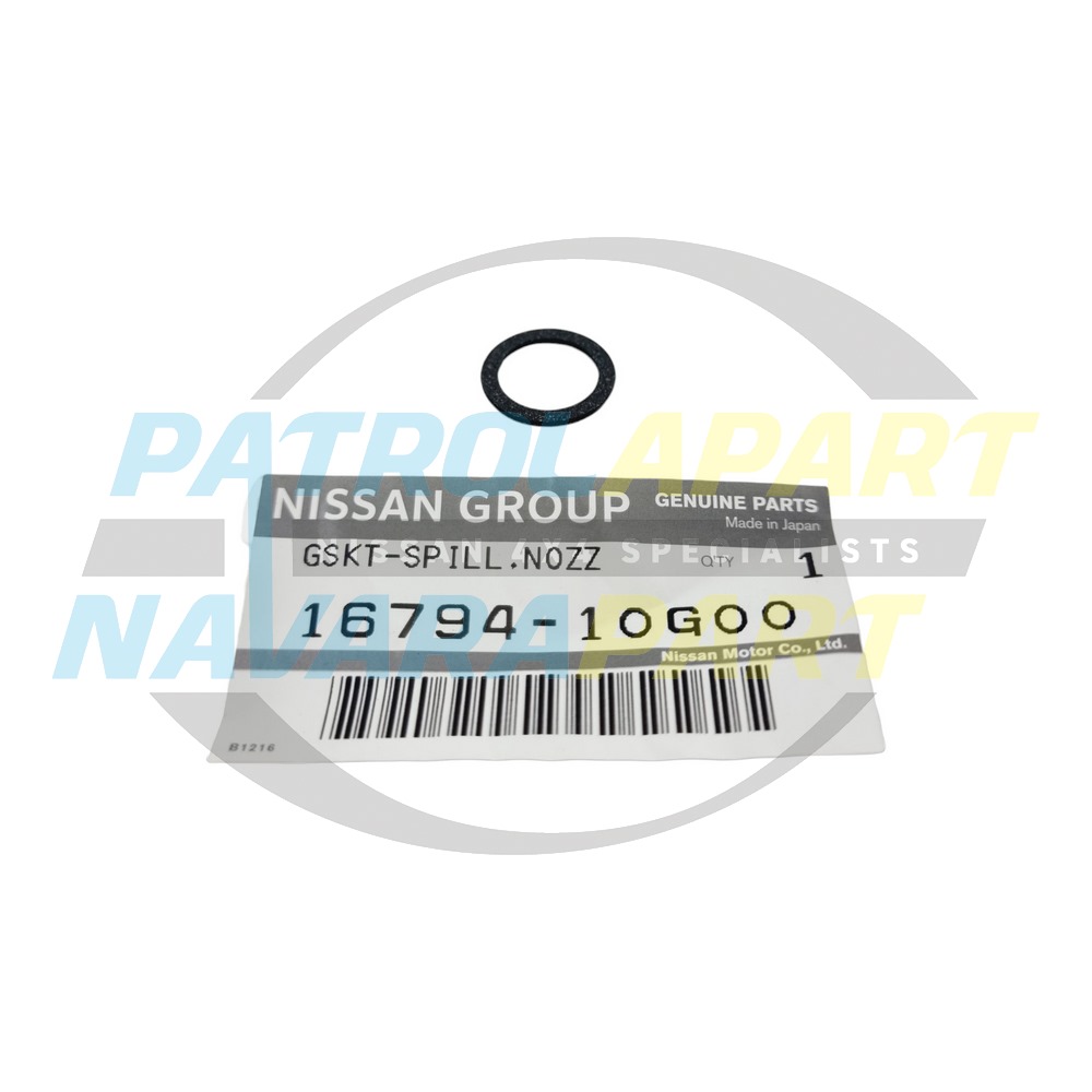 Genuine Nissan Injector Pump Supply and Return / Coolant Temp Sensor Washer - Nissan Patrol Y60 GQ & Y61 GU