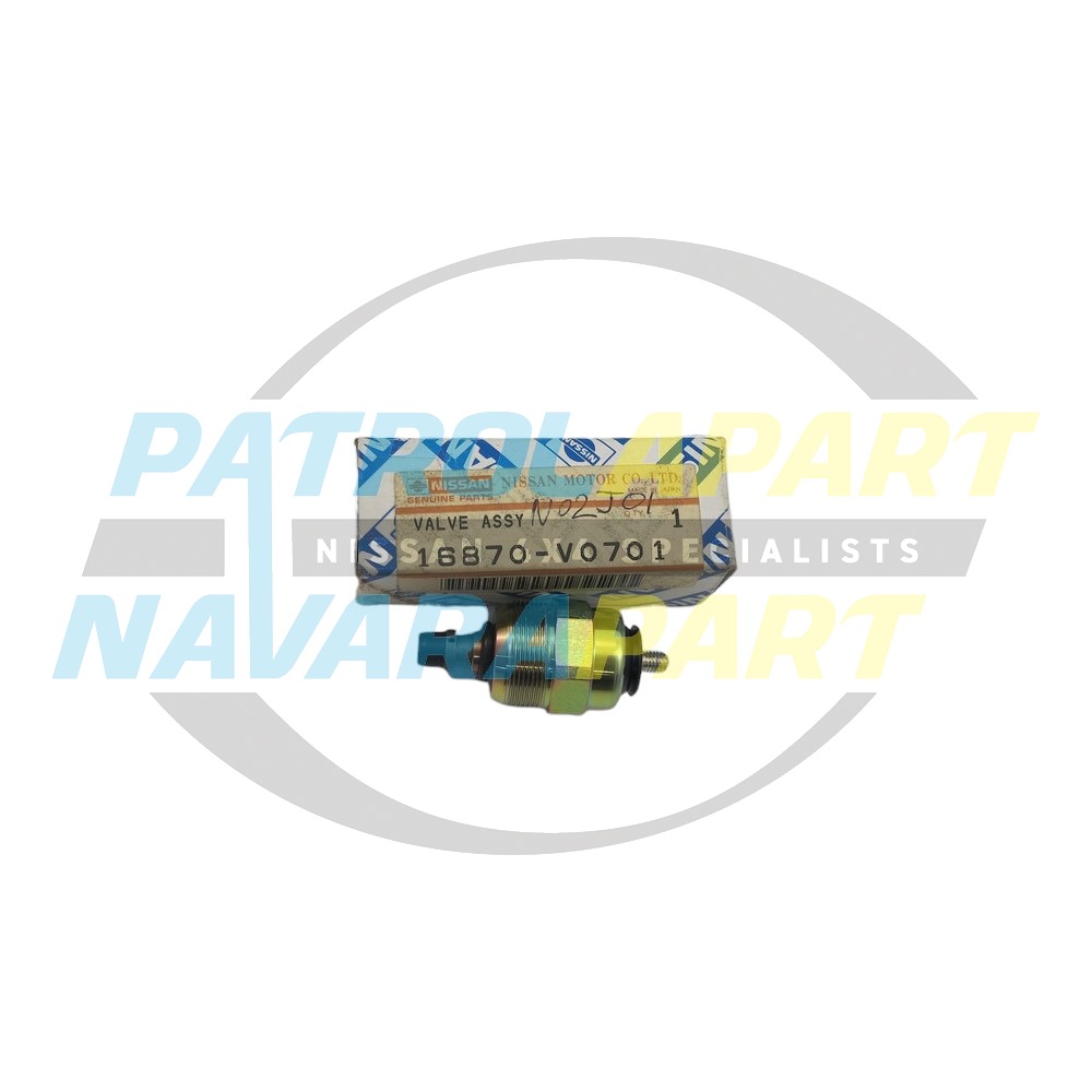 Genuine Nissan Engine Stop Solenoid RD28 TD42 - Nissan Patrol Y60 GQ & Y61 GU