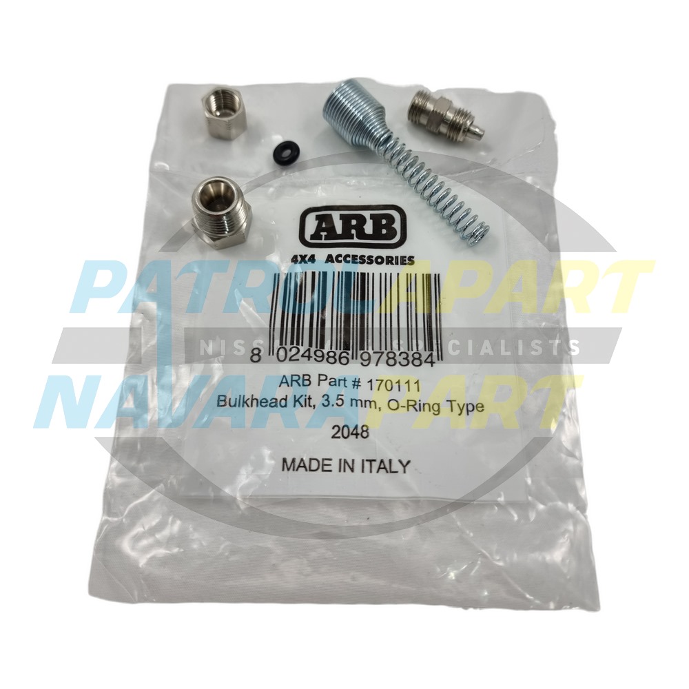ARB Air Locker Bulkhead Fitting Kit - 3.5mm O-Ring Type