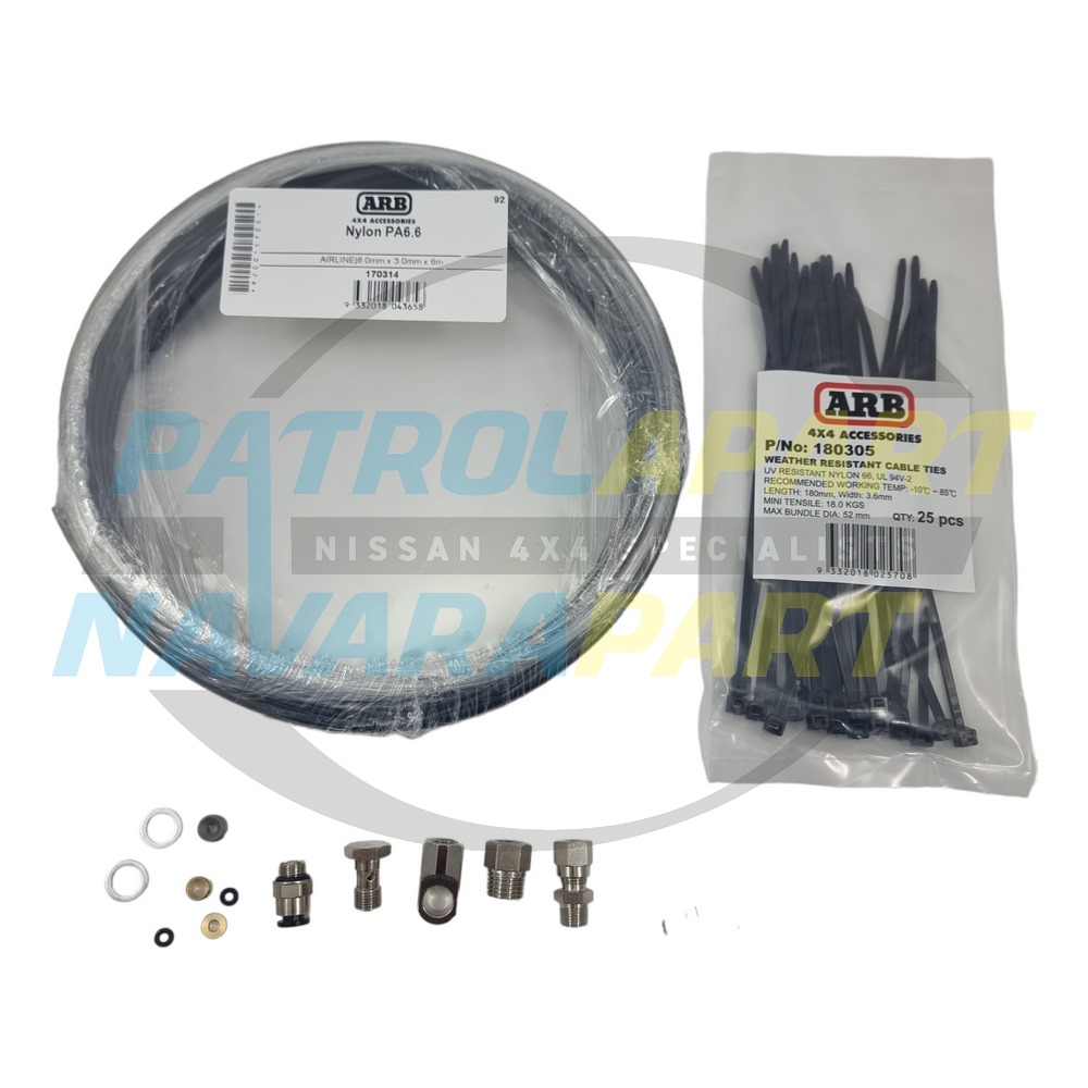 ARB Air Locker 6mm Black Line Upgrade Kit - Nissan Patrol Y60 GQ, Y61 GU, Y62, Navara D22, D23, D27 & D40, Pathfinder R51 & Mitsubishi Triton MV