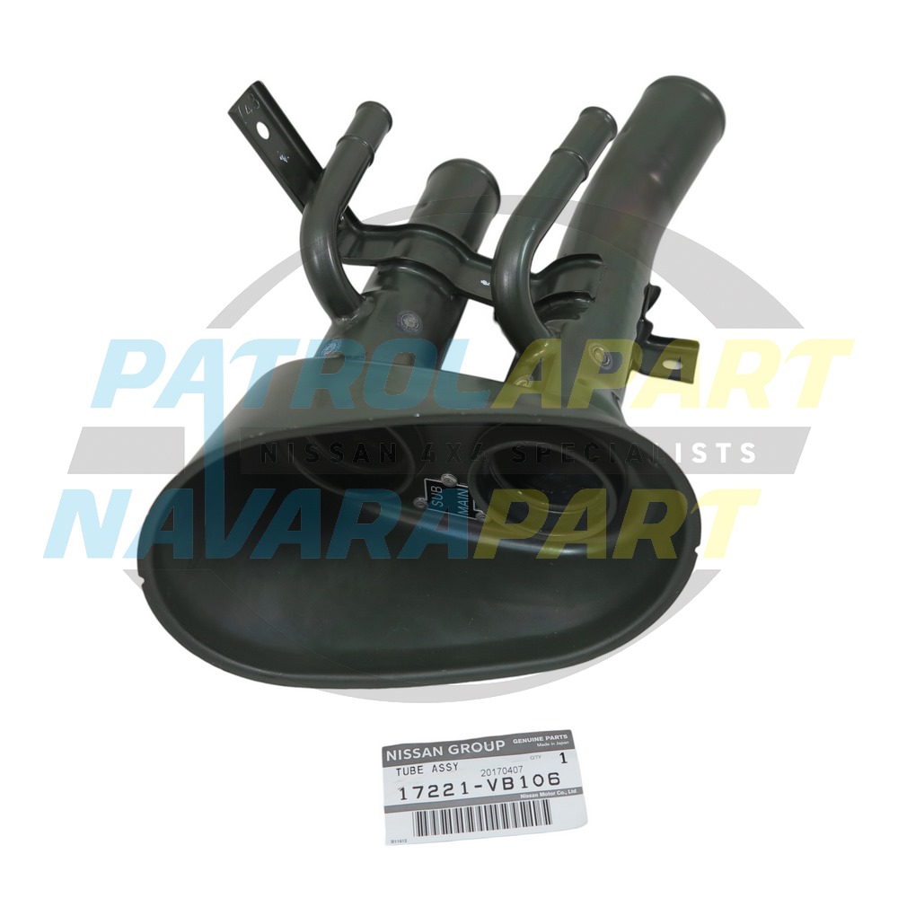 Genuine Nissan Fuel Filler Twin Neck TB45 TB48 - Nissan Patrol Y61 GU
