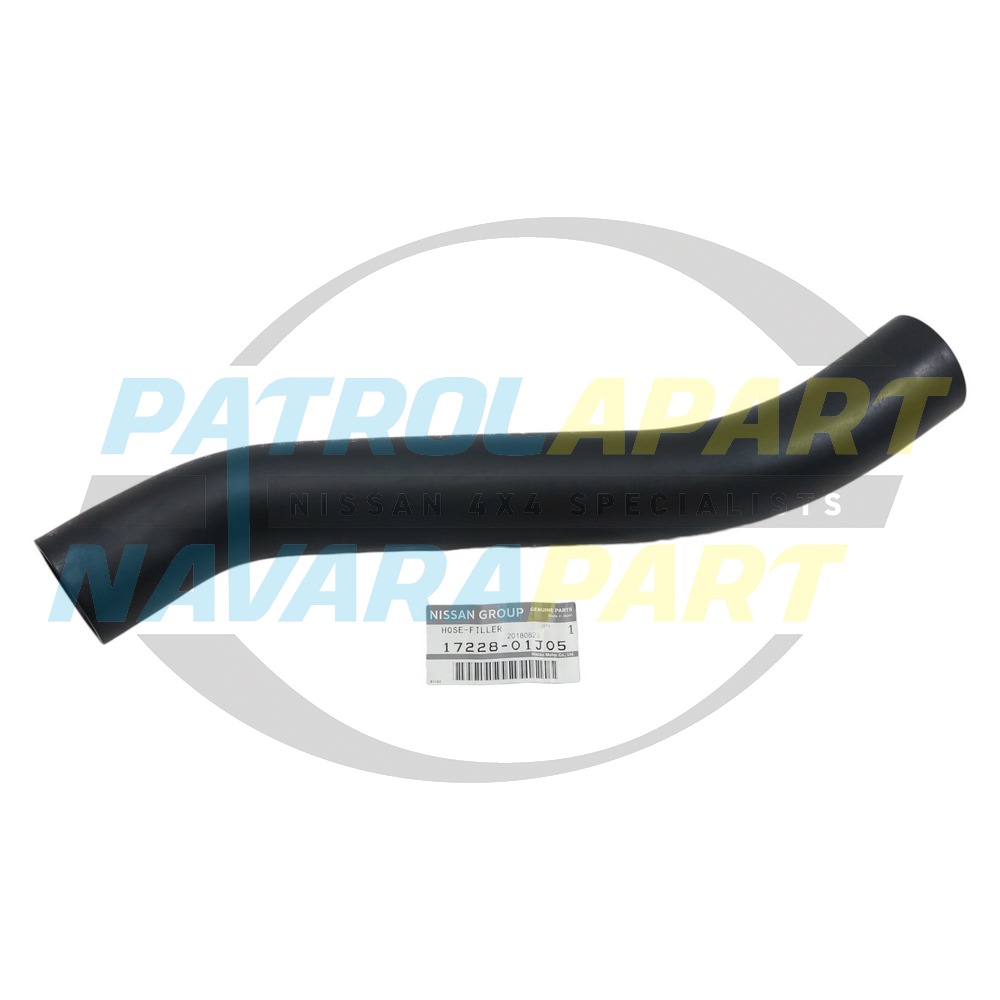 Genuine Nissan Fuel Filler Hose - Nissan Patrol Y60 GQ