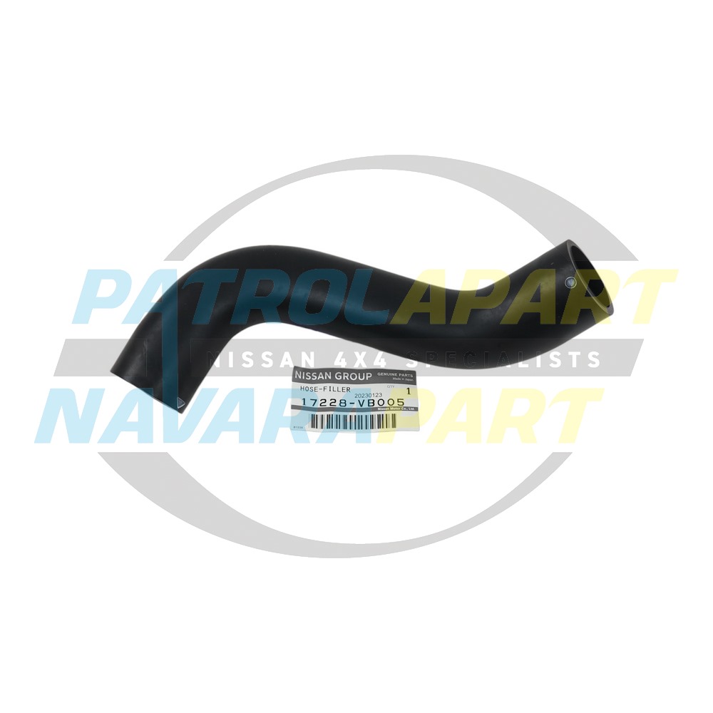 Genuine Nissan Fuel Filler Hose Sub Tank (Filler End) - Nissan Patrol Y61 GU