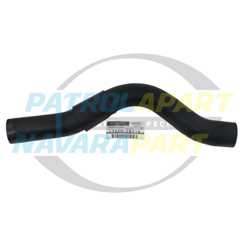 Genuine Nissan Fuel Filler Hose Sub Tank (Tank End) - Nissan Patrol Y61 GU