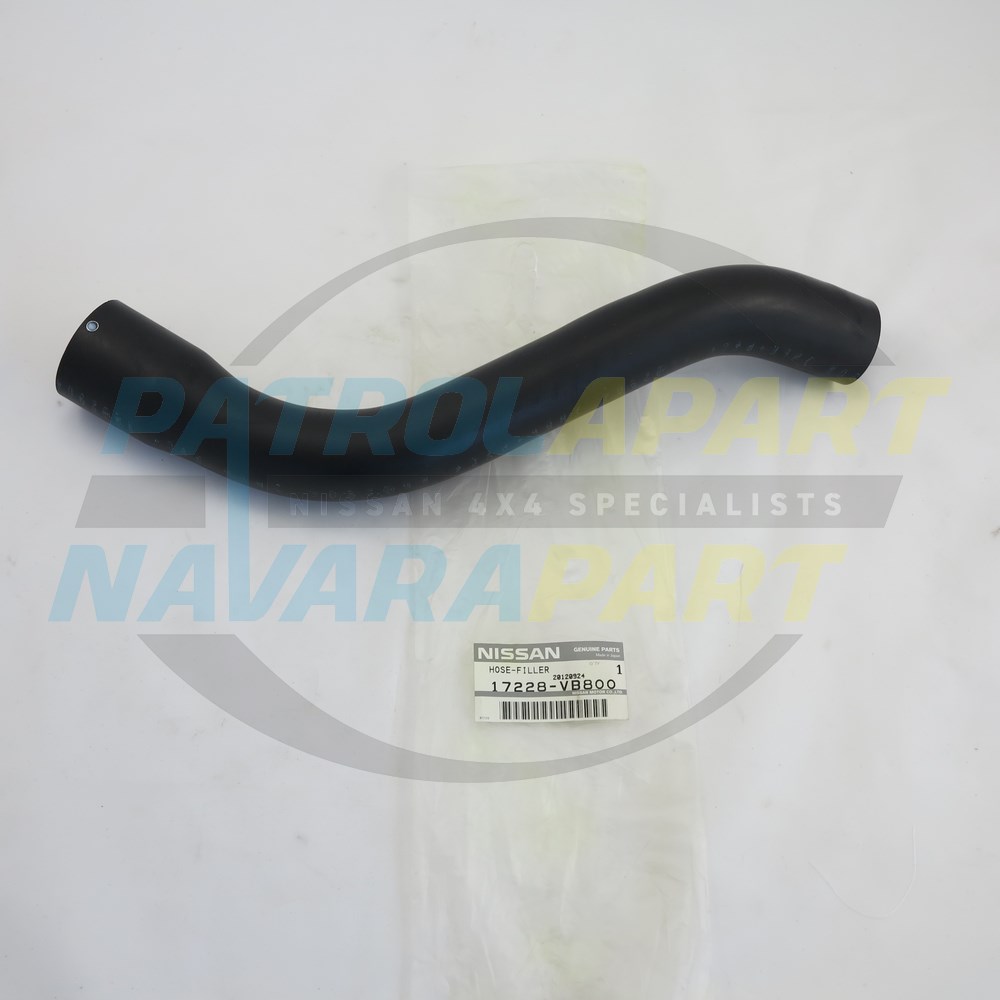 Genuine Nissan Fuel Filler Hose Main Tank - Nissan Patrol Y61 GU