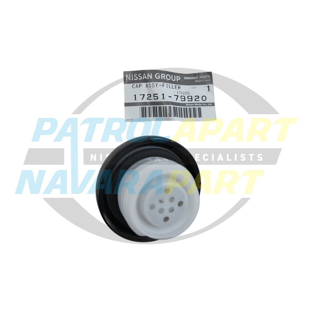Genuine Nissan Fuel Cap - Nissan Patrol Y60 GQ, Y61 GU, Navara D22 & D40 & Pathfinder R51