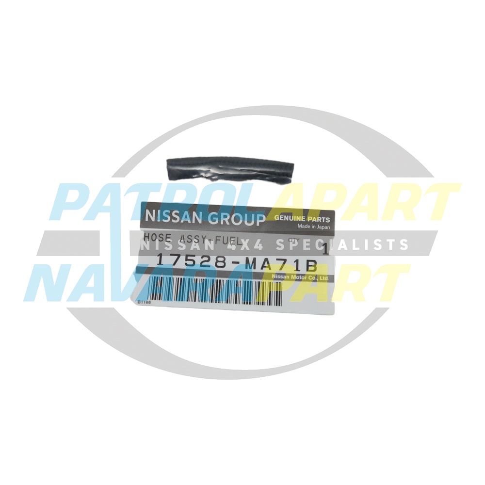 Genuine Nissan Fuel Bleed Hose ZD30 - Nissan Patrol Y61 GU