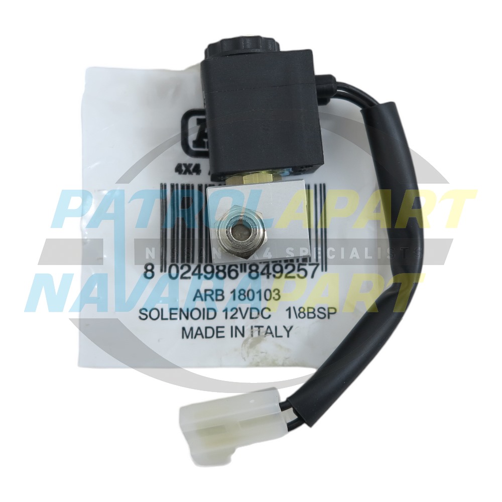 ARB Air Locker Diff Lock Solenoid - Nissan Patrol Y60 GQ & Y61 GU