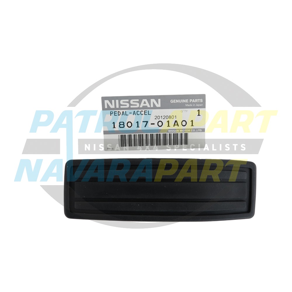 Genuine Nissan Accelerator Throttle Pedal Rubber Pad - Nissan Patrol Y60 GQ & Navara D22