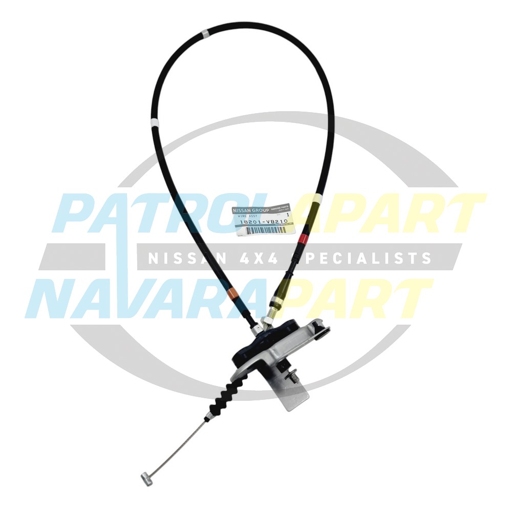 Genuine Nissan Throttle Cable TD42 - Nissan Patrol Y61 GU