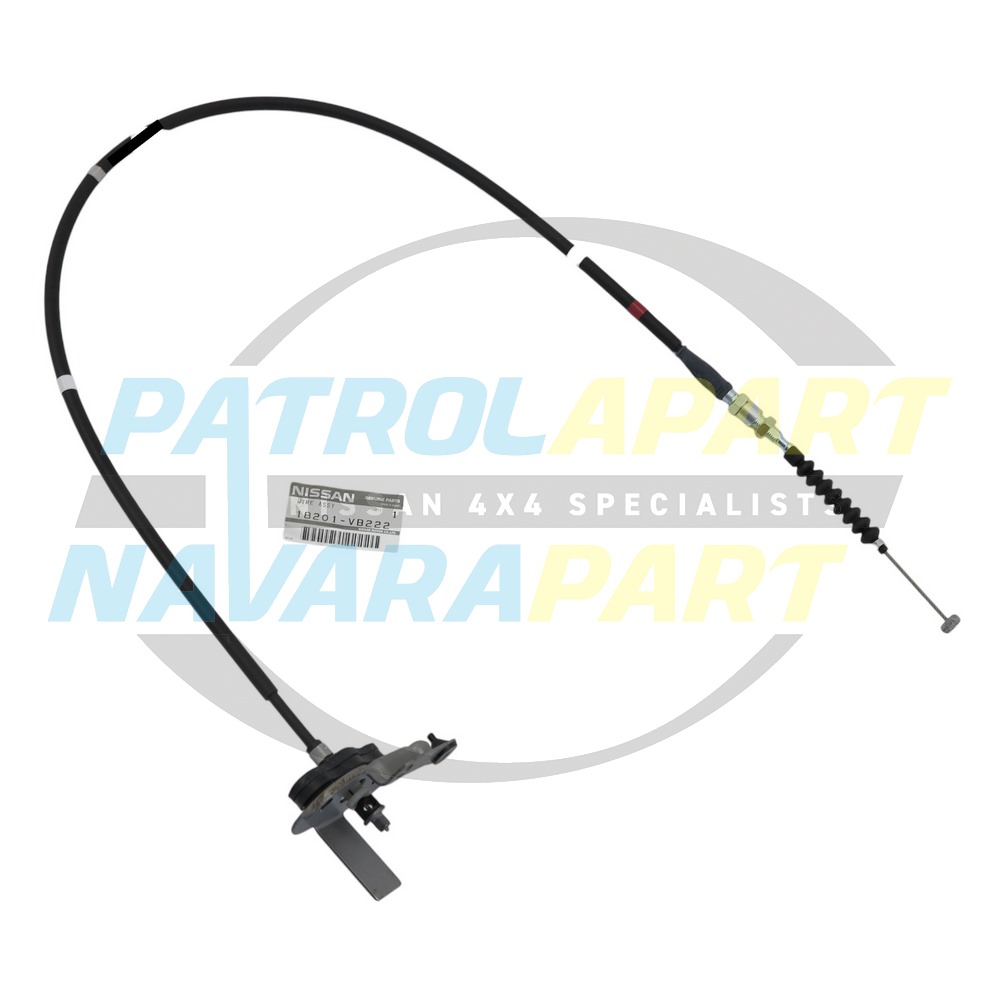 Genuine Nissan Throttle Cable TD42 - Nissan Patrol Y61 GU