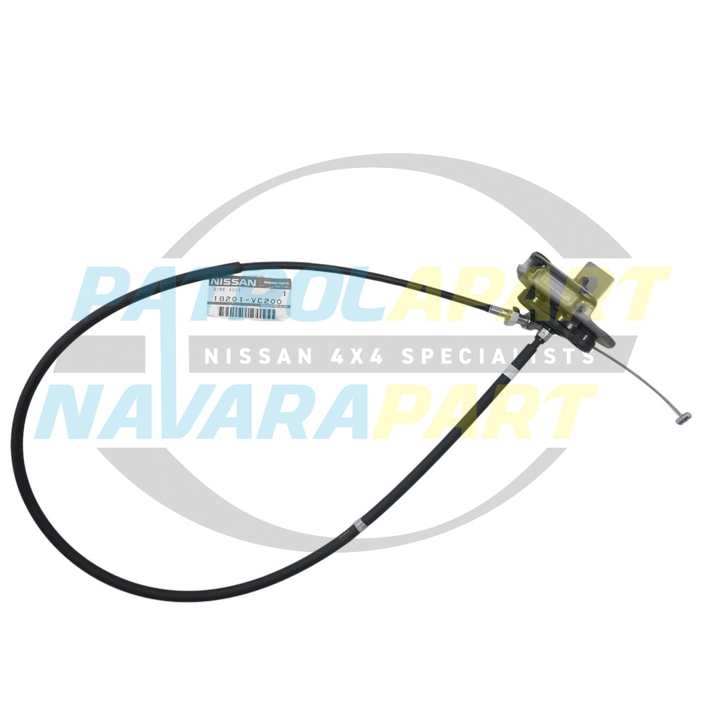 Genuine Nissan Throttle Cable TB48 - Nissan Patrol Y61 GU 2001-2011