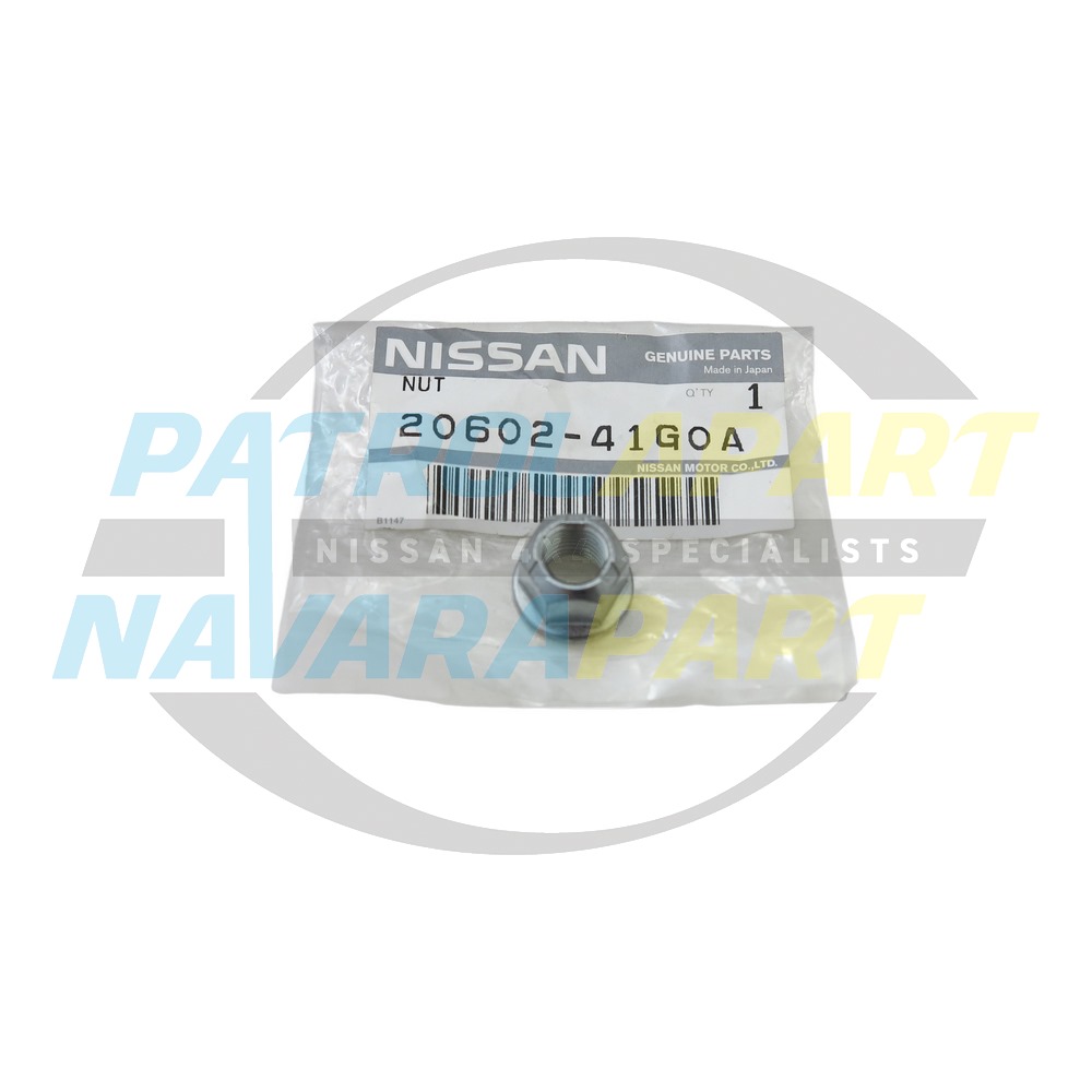Genuine Nissan Exhaust Nut - Nissan Patrol Y61 GU, Navara D22 & D40 & Pathfinder R51