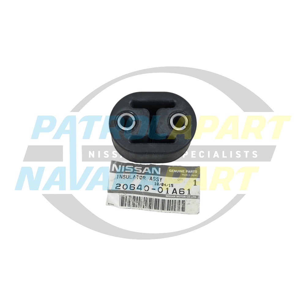 Genuine Nissan Exhaust Rubber Mount #1 - Nissan Patrol Y60 GQ 1987-2017 & Y61 GU 1987-2017