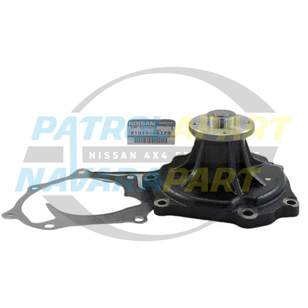 Genuine Nissan Water Pump & Gasket TD42 - Nissan Patrol Y60 GQ & Y61 GU