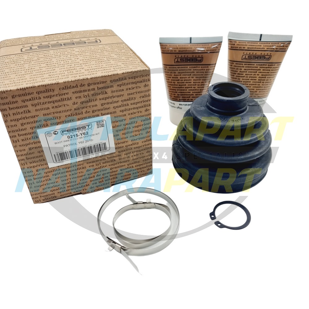 Right or Left Front Inner CV Boot Kit VK56 - Nissan Patrol Y62