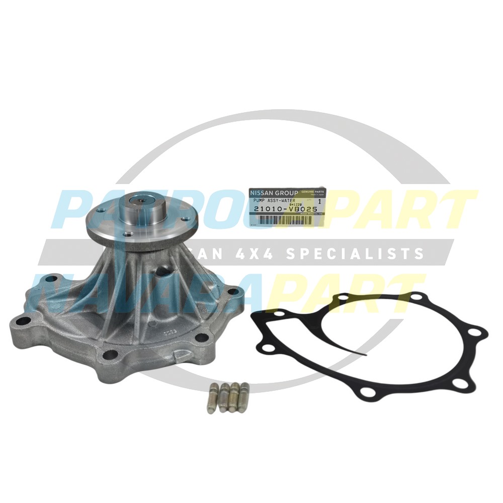 Genuine Nissan Water Pump TB45 - Nissan Patrol Y61 GU