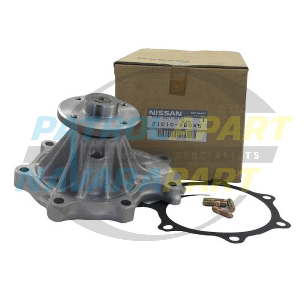 Genuine Nissan Water Pump TB45 - Nissan Patrol Y61 GU