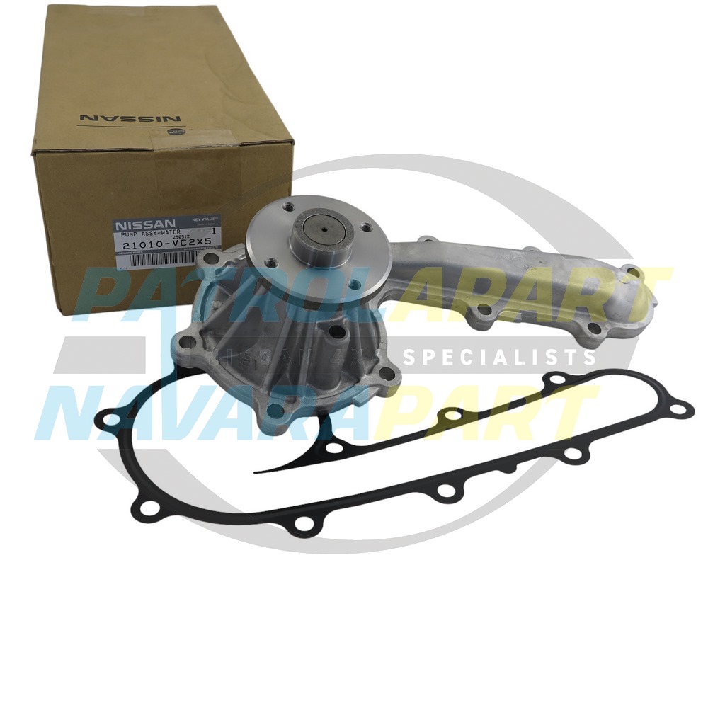 Genuine Nissan Water Pump TB48 - Nissan Patrol Y61 GU 2001-2011