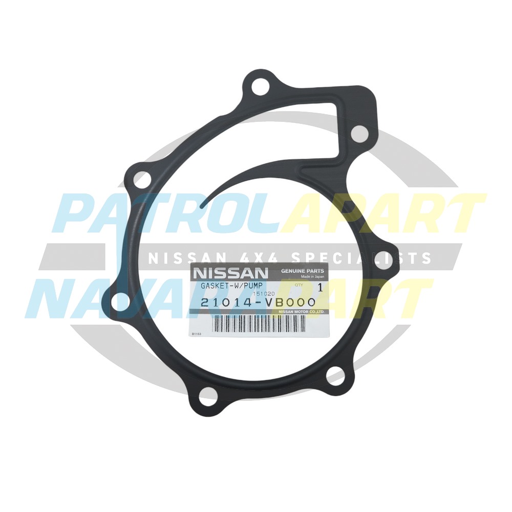 Genuine Nissan Water Pump Gasket TB45 - Nissan Patrol Y61 GU
