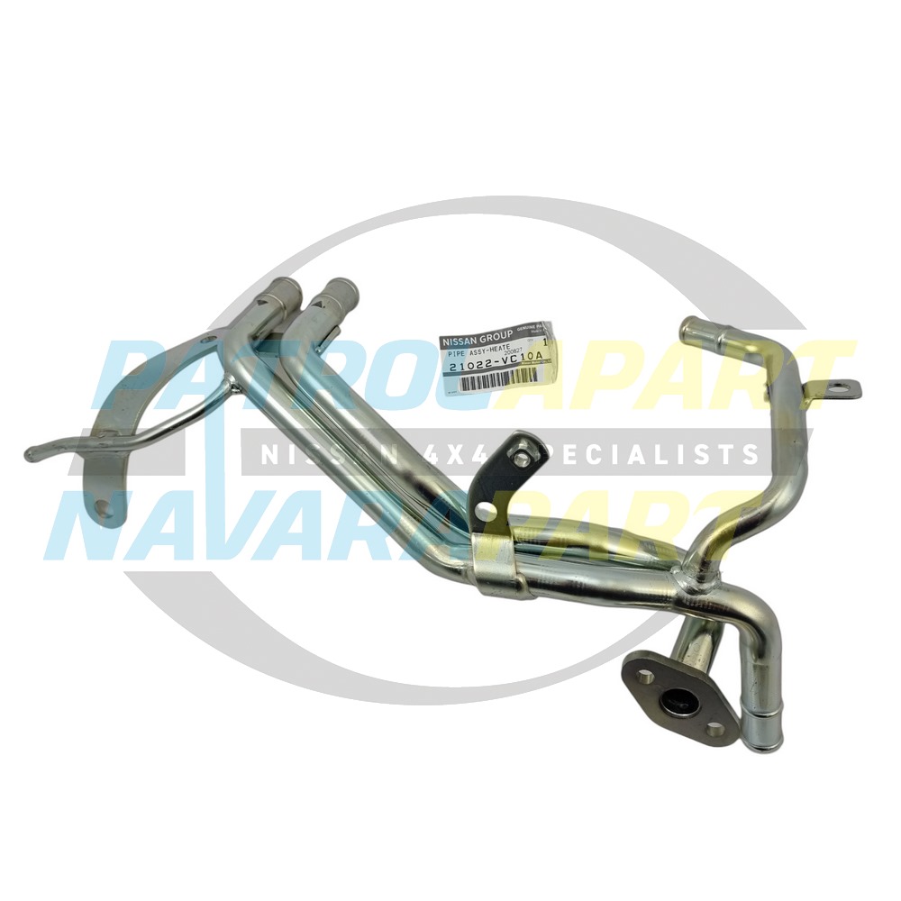 Genuine Nissan Inlet/Outlet Heater Water Pipes ZD30 - Nissan Patrol Y61 GU